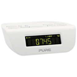 Pure Siesta Mi Series 2 DAB/FM Bedside Clock Radio White